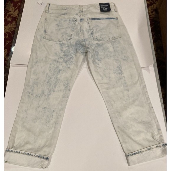 GAP Stretch Denim Jeans. Size10/30R. 5Pockets. Acid Wash. 99%Cotton. Zip&Button. - Picture 10 of 11